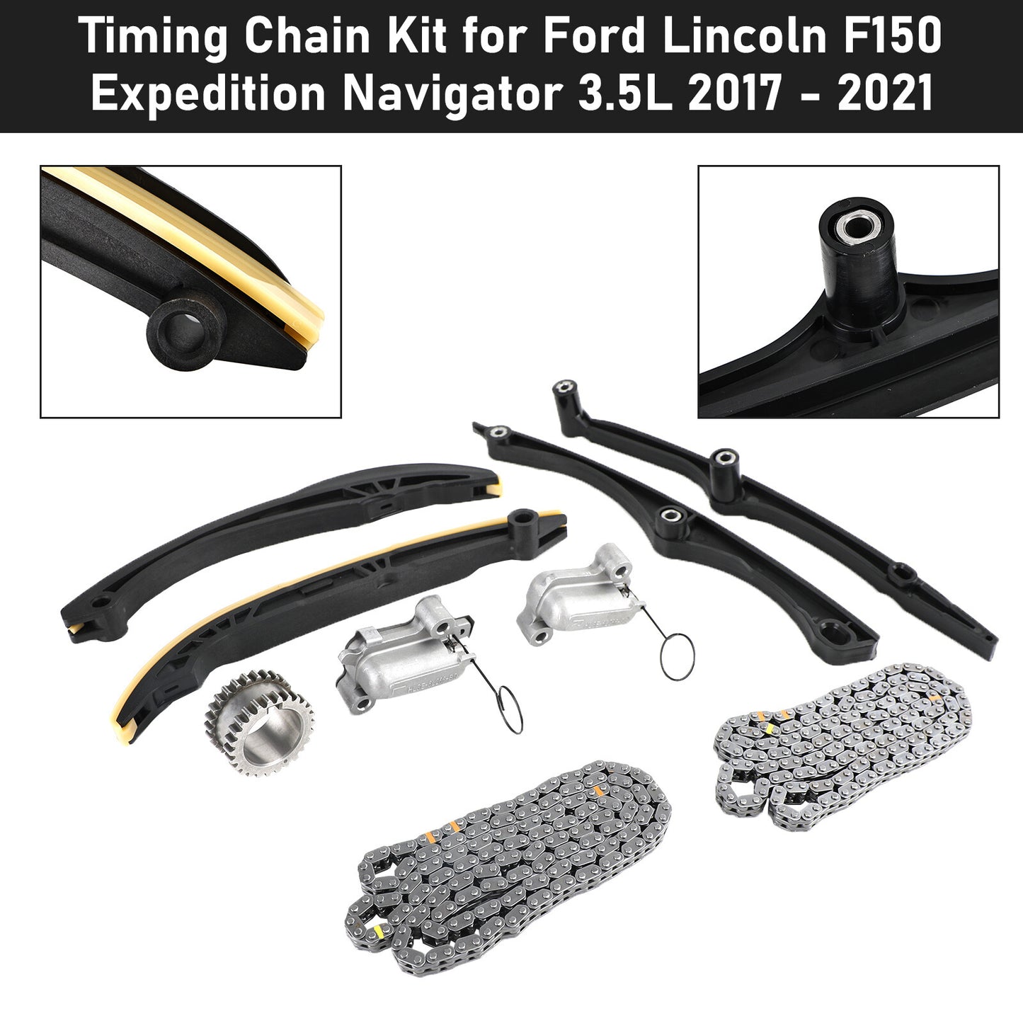 Timing Chain Kit for Ford Lincoln F150 F-150 Expedition Navigator 3.5L 2017-2021