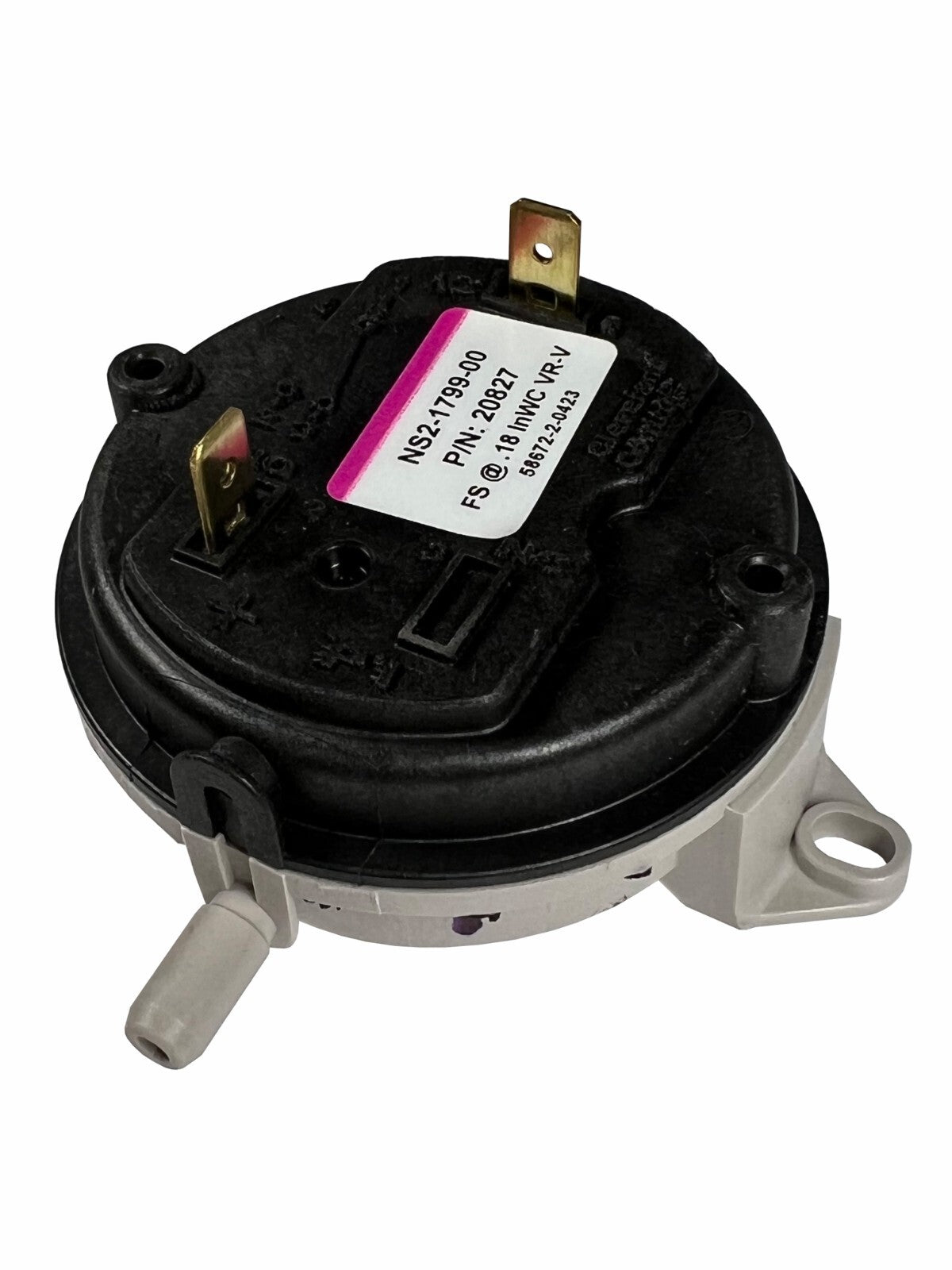 Solid Spare Furnace Exhaust Air Pressure Switch .18 Replacement For Carrier HK06WC061