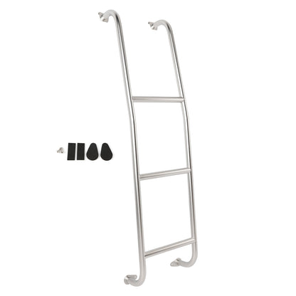 093TS Stainless Steel 3-Step Van Ladder For Ford Transit Low Roof Vans 2014-2025