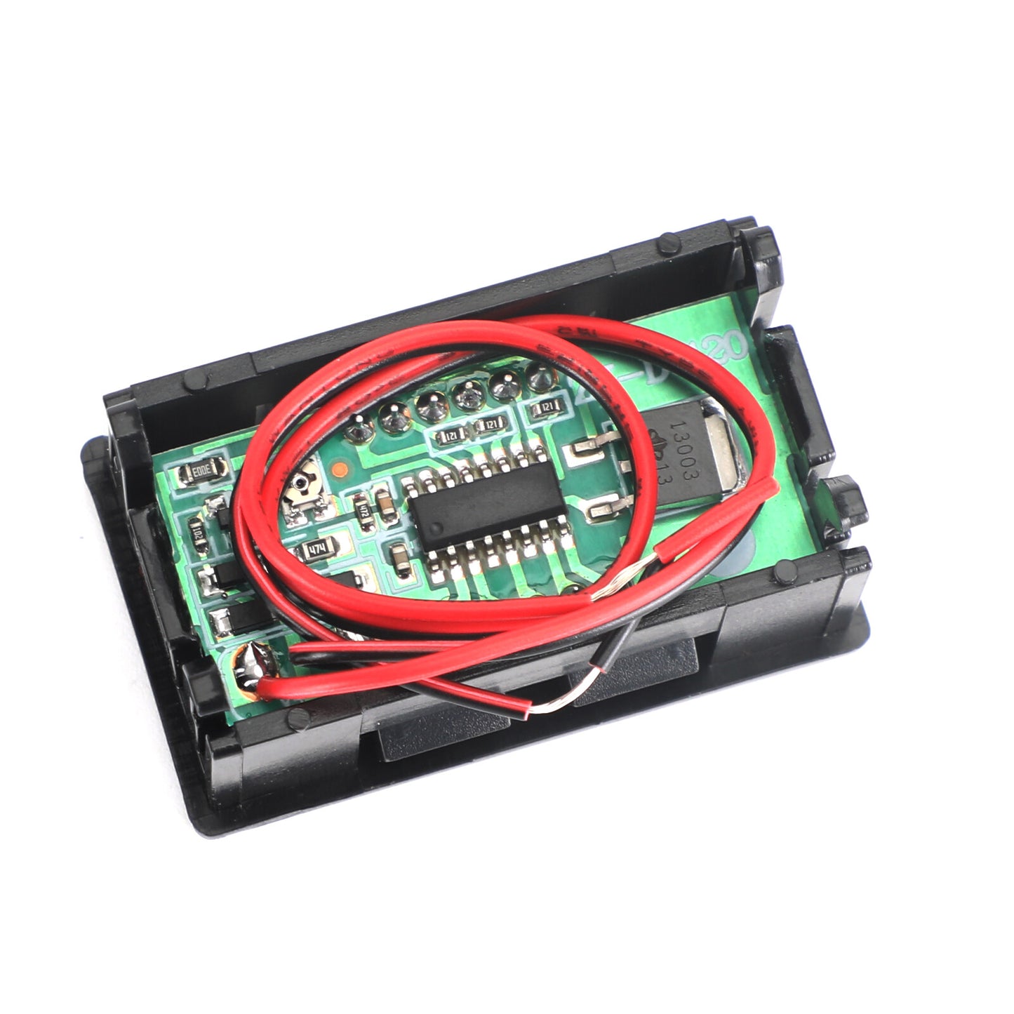 5Pcs Dc 5-120V Voltmeter Red Led Panel 3-Digital Display Volt Meter 2-Wire NEW
