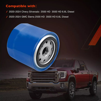 6x PF26 Oil Filter For 2010-2024 ACDelco Chevy Silverado GMC Sierra 2500 3500 HD