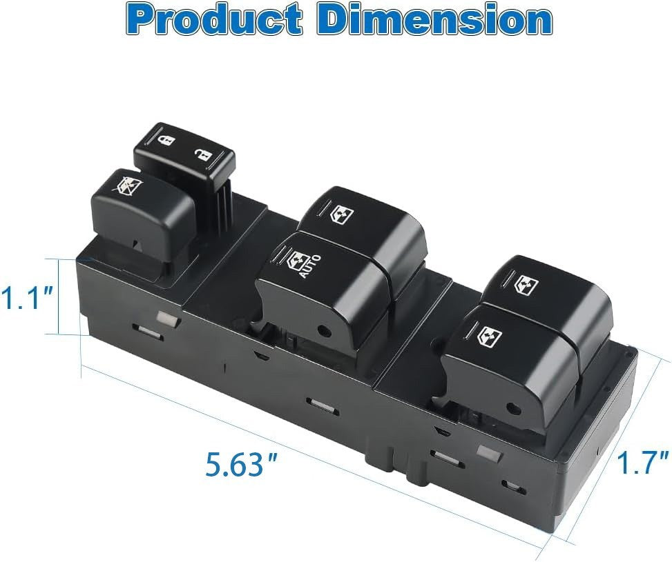 Master Power Window Switch Driver Side.For 2014~2016 Subaru Forester 83071-SG040