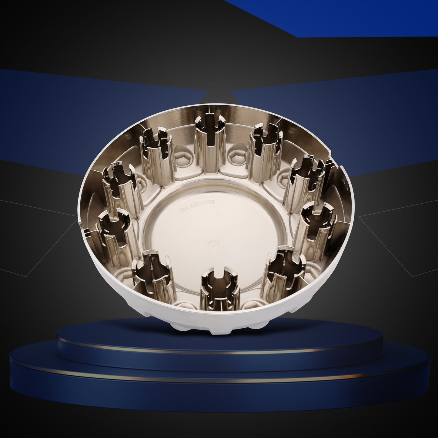 6PG03SZ0AB Chrome Wheel Center Hub Cap Cover Front For 2019-2021 Ram 4500 5500