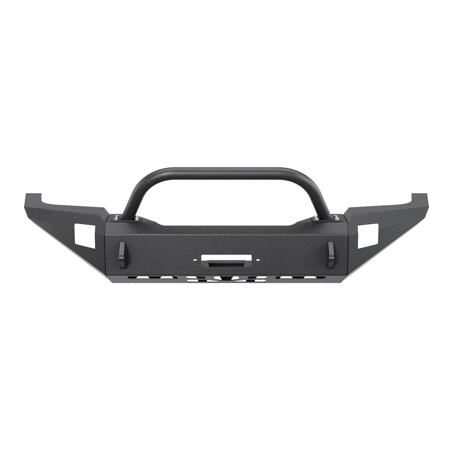 Solid Spare Front Steel Bumper w/ Bull Bar For 97-04 Dodge Dakota Durango 98 99 00 01 02 03