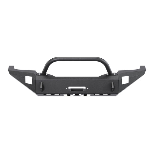 Solid Spare Front Steel Bumper w/ Bull Bar For 97-04 Dodge Dakota Durango 98 99 00 01 02 03
