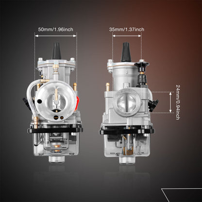 PWK 24mm Carburetor Throttle Kit For Predator 196cc 200cc 212cc KT196 Go Karts