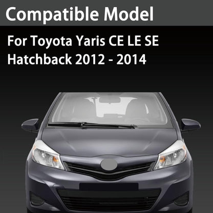 For 2012-2015 Toyota Yaris Front Pair Windshield Wiper Side Cowl Extension Cover