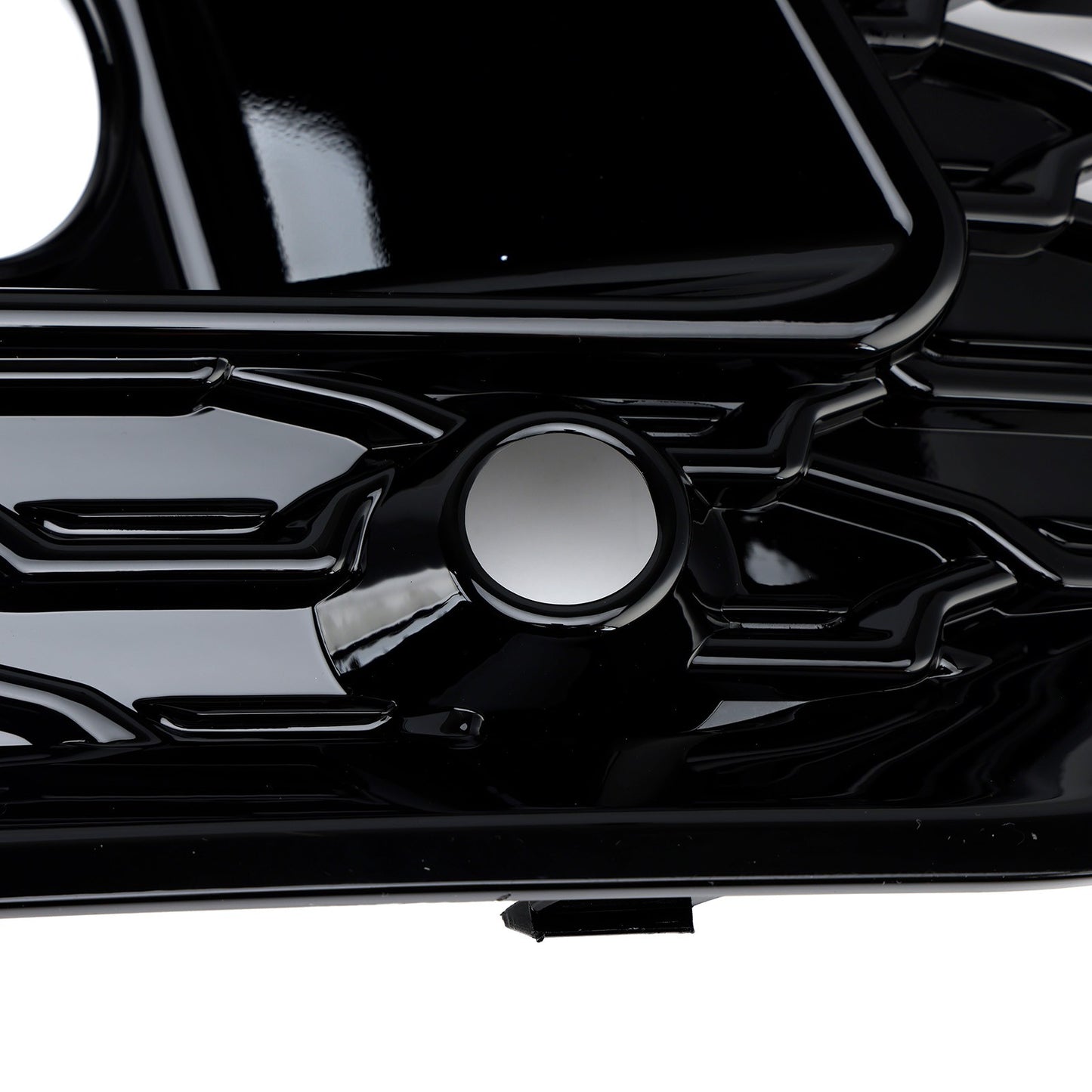 RSQ5 Style Front Fog Lamp Grille Cover Fit Audi Q5 SQ5 S-Line 2021-2025 Black