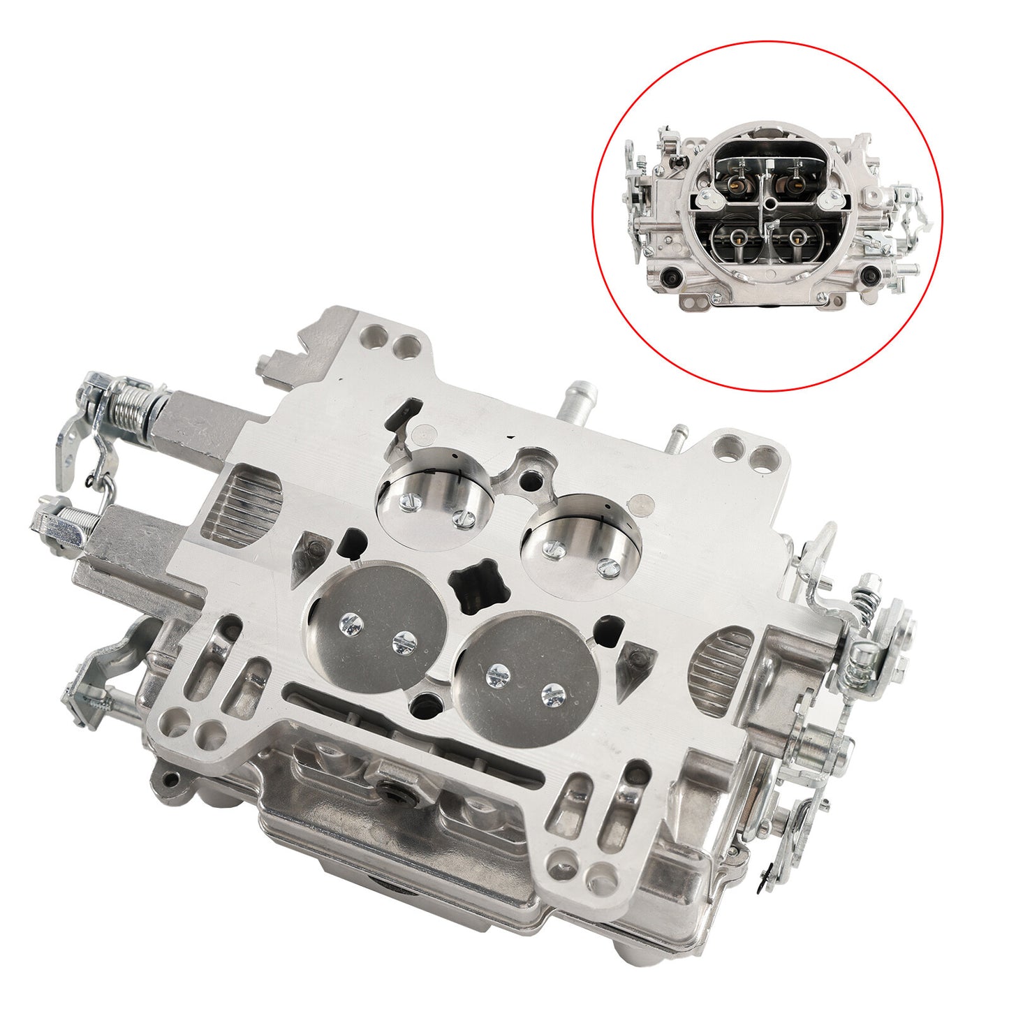 4 Barrel Carburetor Performer Manual Choke 600 CFM w/ Gasket For 1405