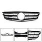 LED Black Chrome Front Grill Grille Fits Benz C Class W204 C300 C350 2008-2014·