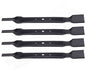 Solid Spare (4) Blades for John Deere L100, L105, L107, L108, L110, L111, L118, D562 42"
