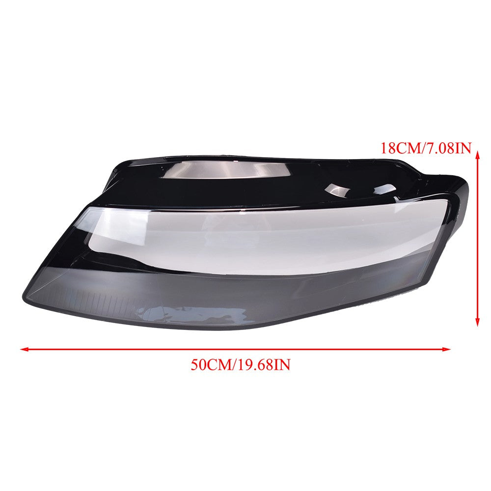For 2009-2012 Audi A4 2PCS Left & Right  Headlamp Cover Headlight Lens Cover