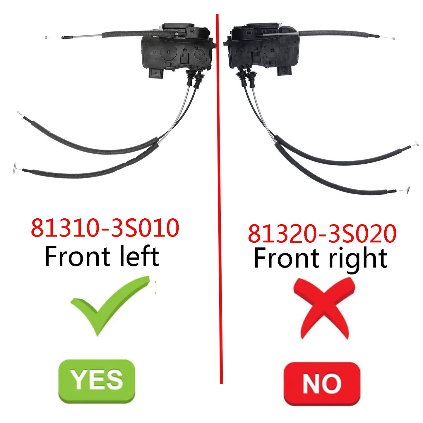 Front Left Driver Side Door Lock Latch 81310-3S010 for Hyundai Sonata 2011-2015