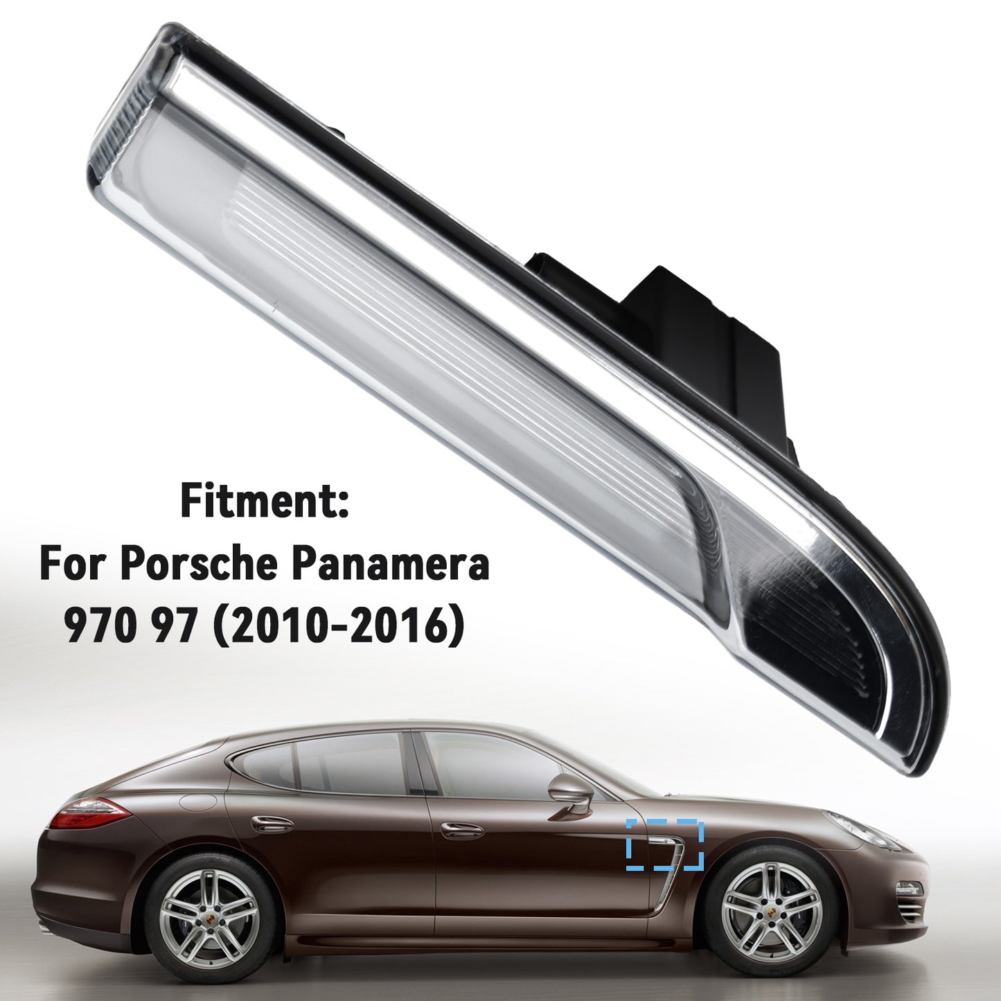 Right Front Fender Turn Signal Light Lamp For Porsche Panamera 970 2010-2016