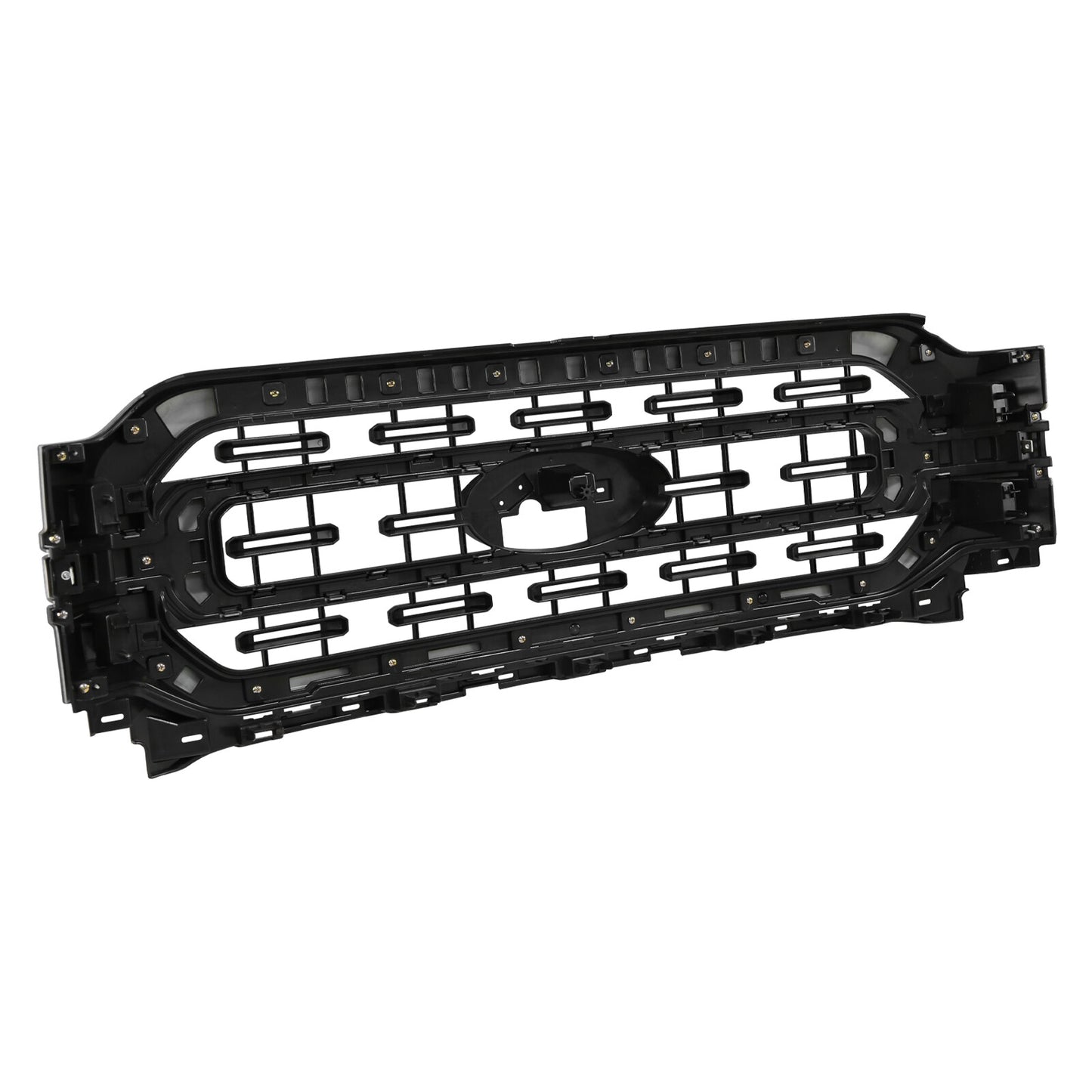 Matte Black Front Bumper Upper Grill Grille For 2021 2022 2023 Ford F-150 XLT