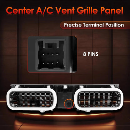55660-06030 Console Dash Center Air Vents Trim Insert Fit Toyota Aurion Camry HV