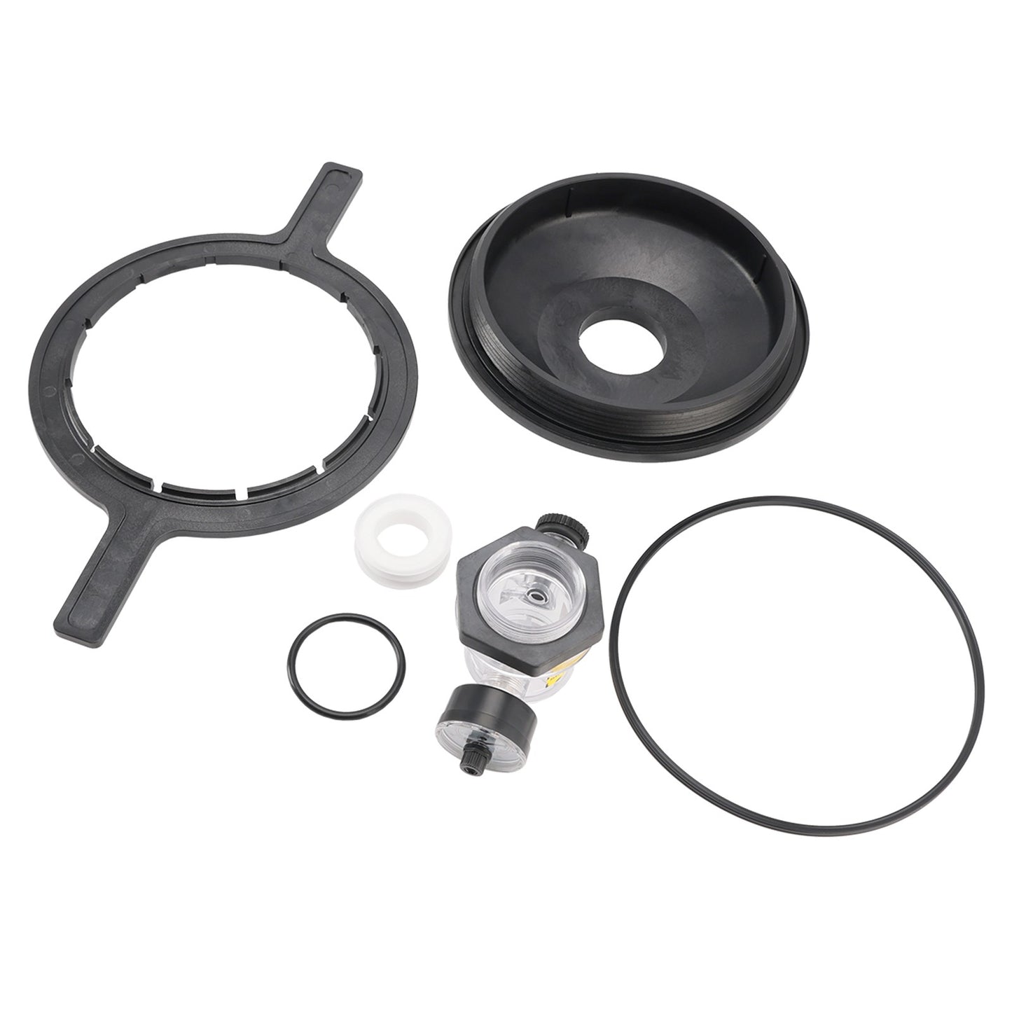 154856 8-1/2" Black Buttress Thread Closure Kit for Triton Pool & Spa Filter