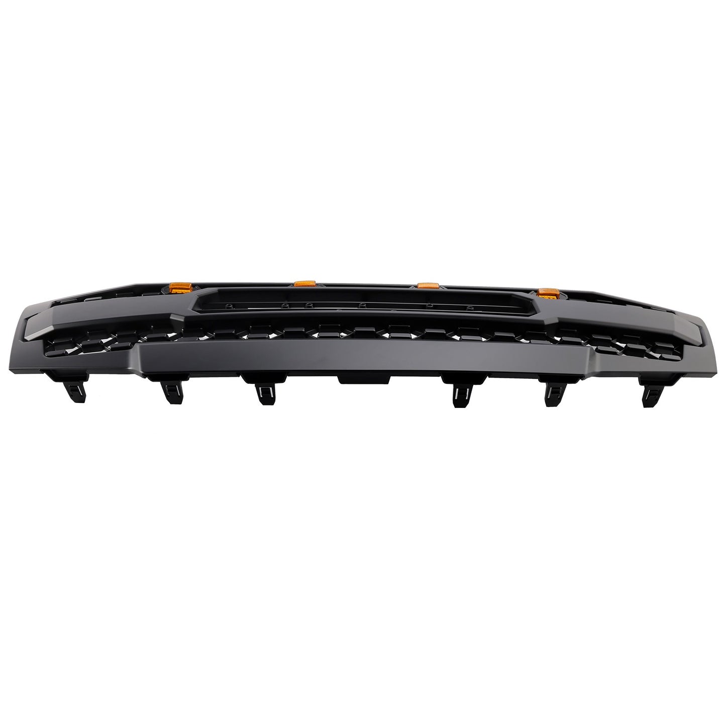 Front Upper Bumper Grille Grill Kit W/ LED Lights For Nissan Frontier 2009-2019