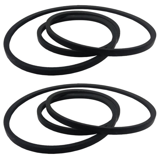 Solid Spare Replacement Belt for John Deere M124895, 1/2" x 115" 2-Pack