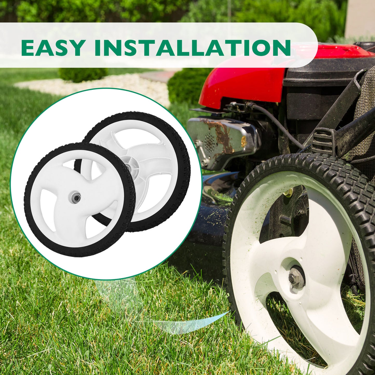105-1816 12" Rear Lawn Mower Wheels For Toro Recycler 20012 20016 20019 205-268