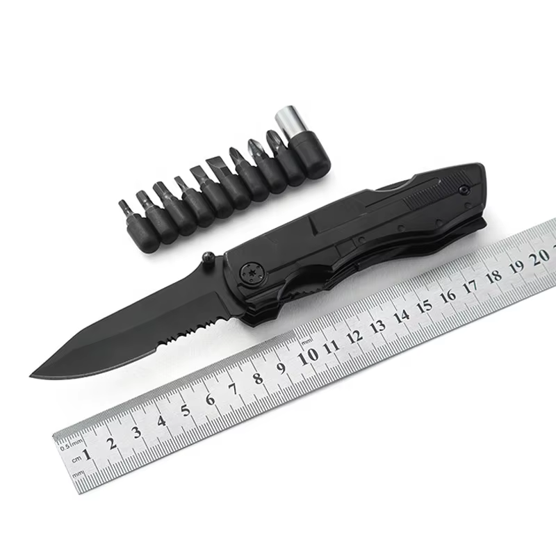 18-in-1 Multi Tool Knife Folding Pocket Pliers Outdoor Survival Tool w/ Sheath