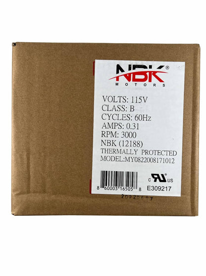 Solid Spare NBK 12188 Blower Motor Centrifugal 115V Replacement For Fasco Dayton