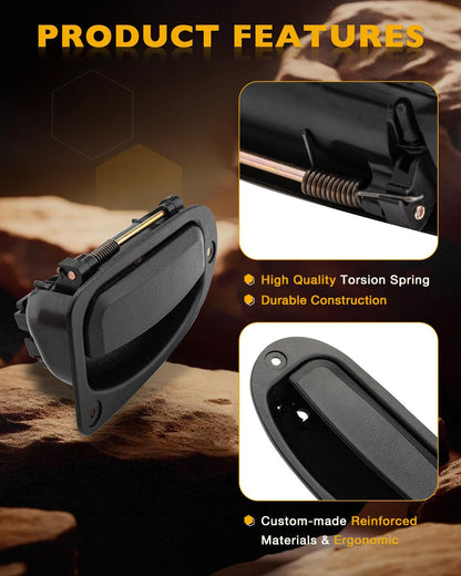 Interior Door Handles Rear Driver & Passenger Side For 1993-11 Ford Ranger Mazda
