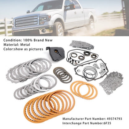 6F35 Transmission Rebuild Kit For Ford Lincoln Mazda 2013-on