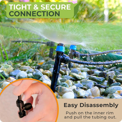 30Pcs 360?? Adjustable Water Flow Irrigation Drippers Stake Emitter Drip System
