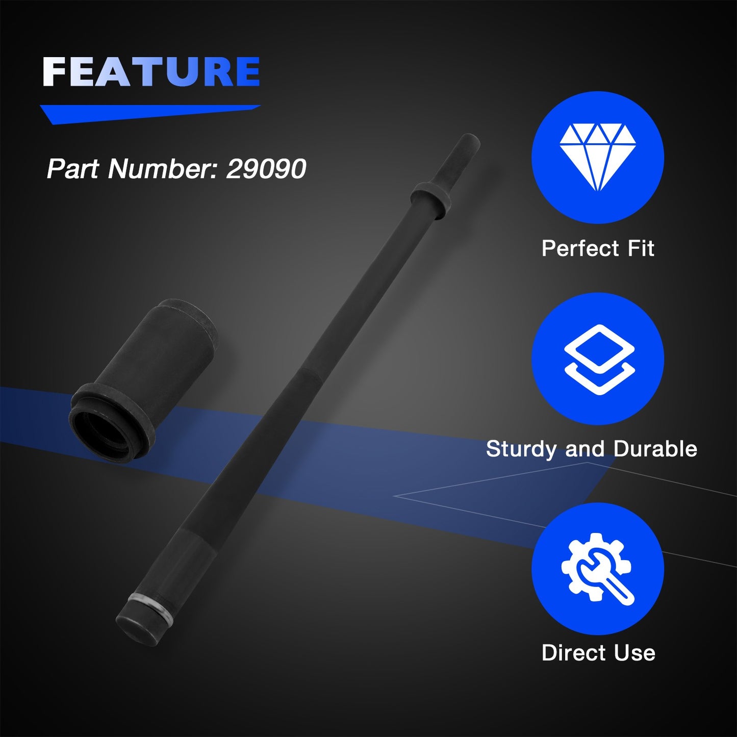 29090 Portable Truck Anchor Pin Bushing Kit Installation & Removal Tool 1-3/8"