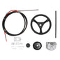 14 Ft Feet Boat Rotary Steering System w/ Wheel Kit For Outboard Marine SS13714