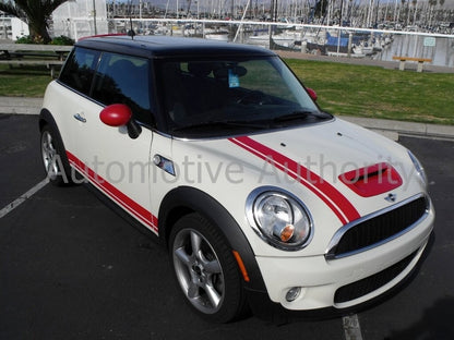 VINYL HOOD, TRUNK, and ROCKER RALLY STRIPES RACING KIT For MINI COOPER