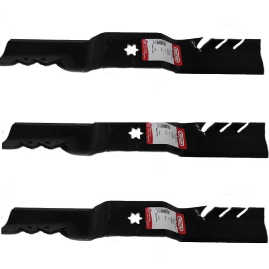 Solid Spare (3) 91-938 Oregon Gator Blades Compatible with Cub Cadet 742-04053 742-04053A