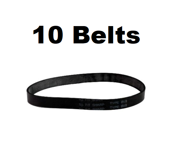 Solid Spare Vacuum Belts for CMS 1000 Clear Track Fit Amway 10 PACK