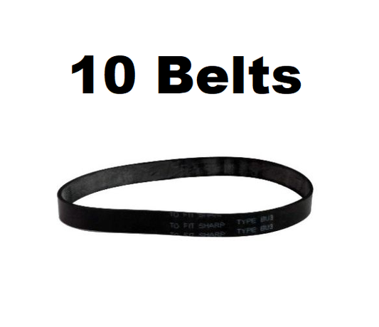 Solid Spare Vacuum Belts for CMS 1000 Clear Track Fit Amway 10 PACK