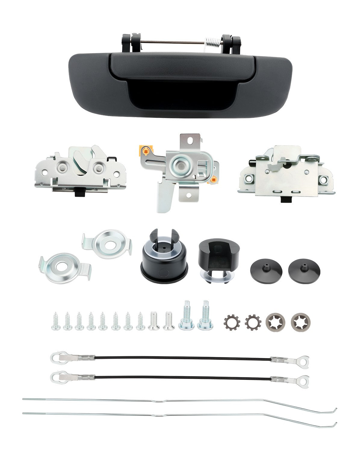 Tailgate Latch Rebuild Kit Rear Handle Bezel For 02-09 Dodge Ram 1500 2500 3500