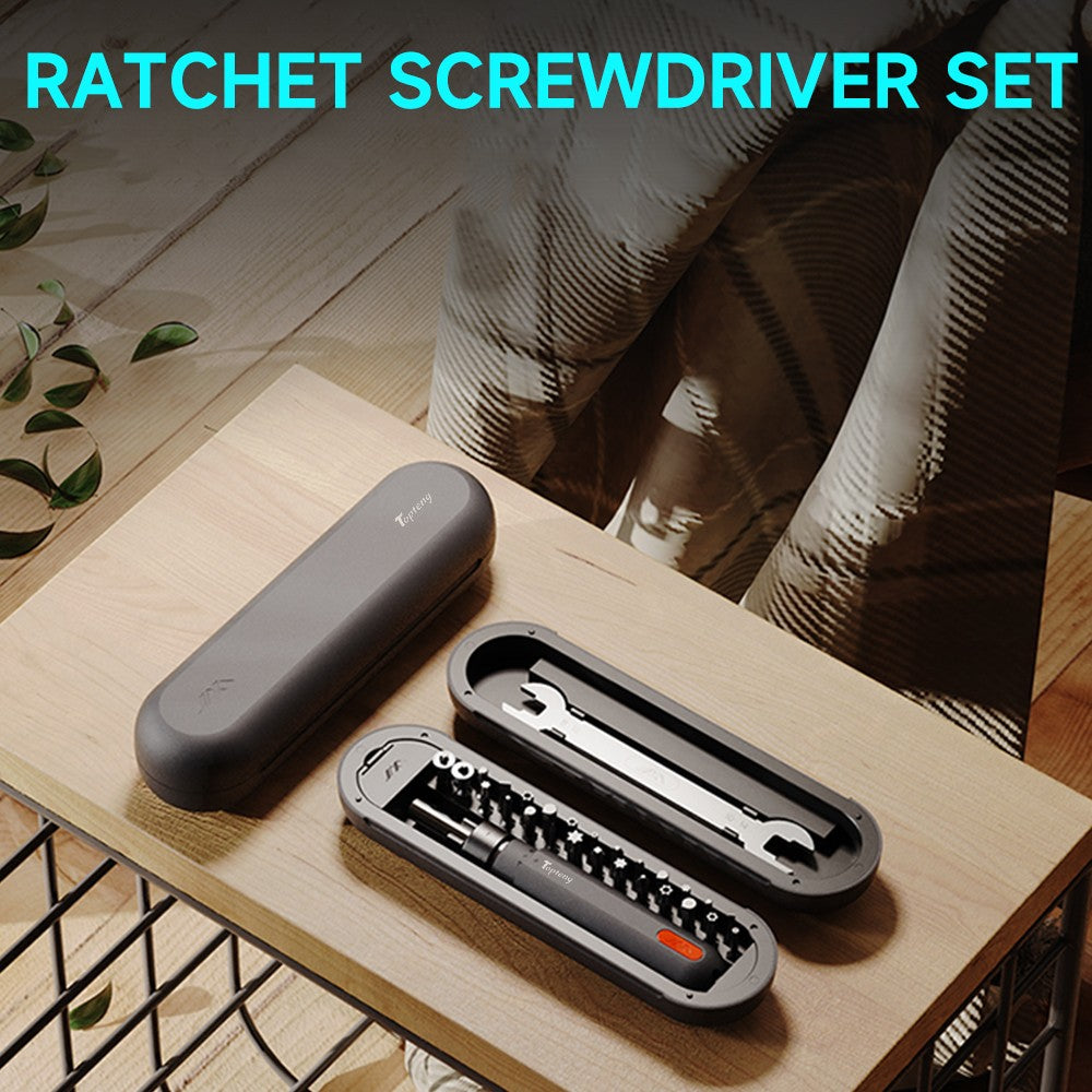 Ratchet Screwdriver Set 50Nm Torque 28-in-1 Multifunctional