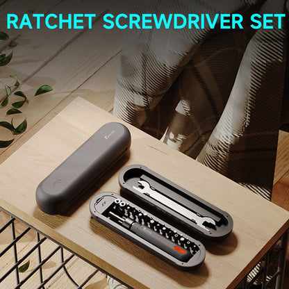 Ratchet Screwdriver Set 50Nm Torque 28-in-1 Multifunctional