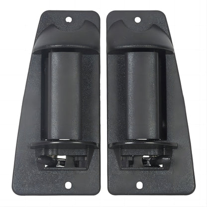 Solid Spare Door Handle Pair Rear Outside For 99-07 Chevy Silverado/GMC Sierra Extended Cab
