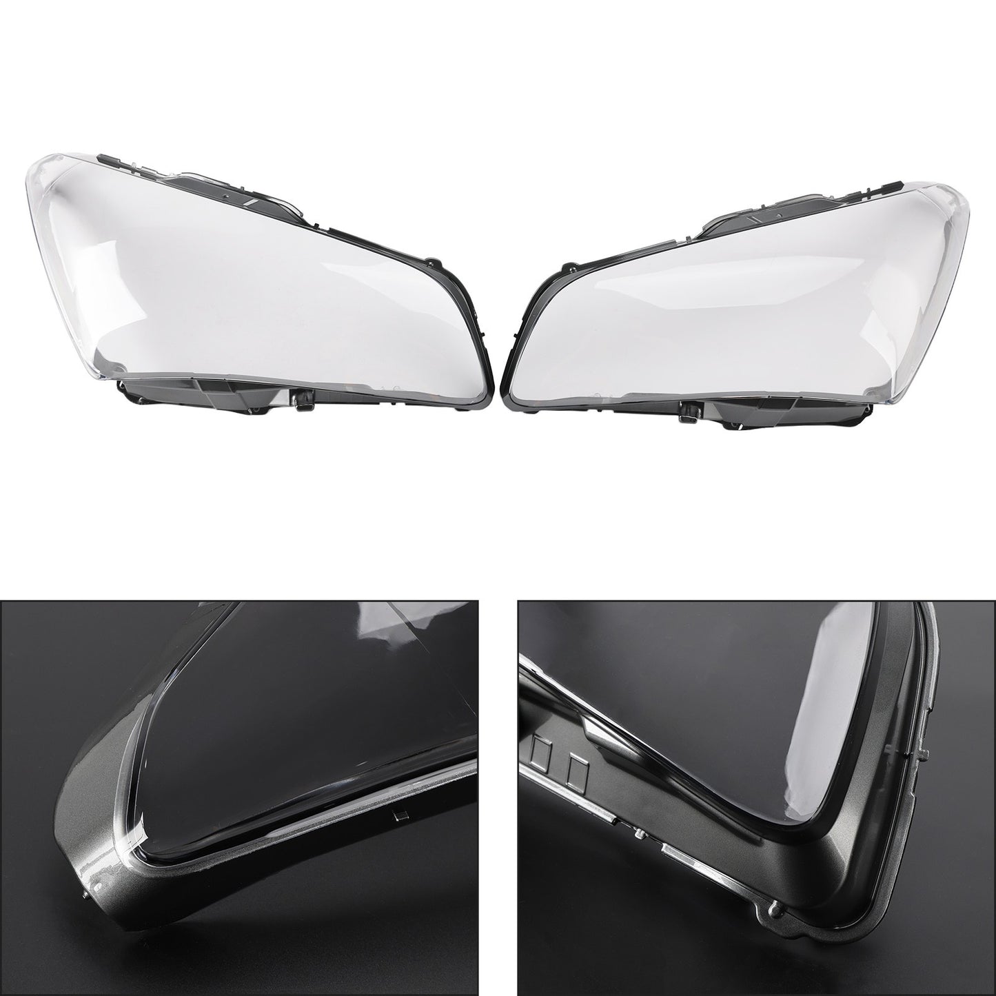 2Pcs Front Headlight Lens Cover For INFINITI QX56/QX80 2011-2014 US