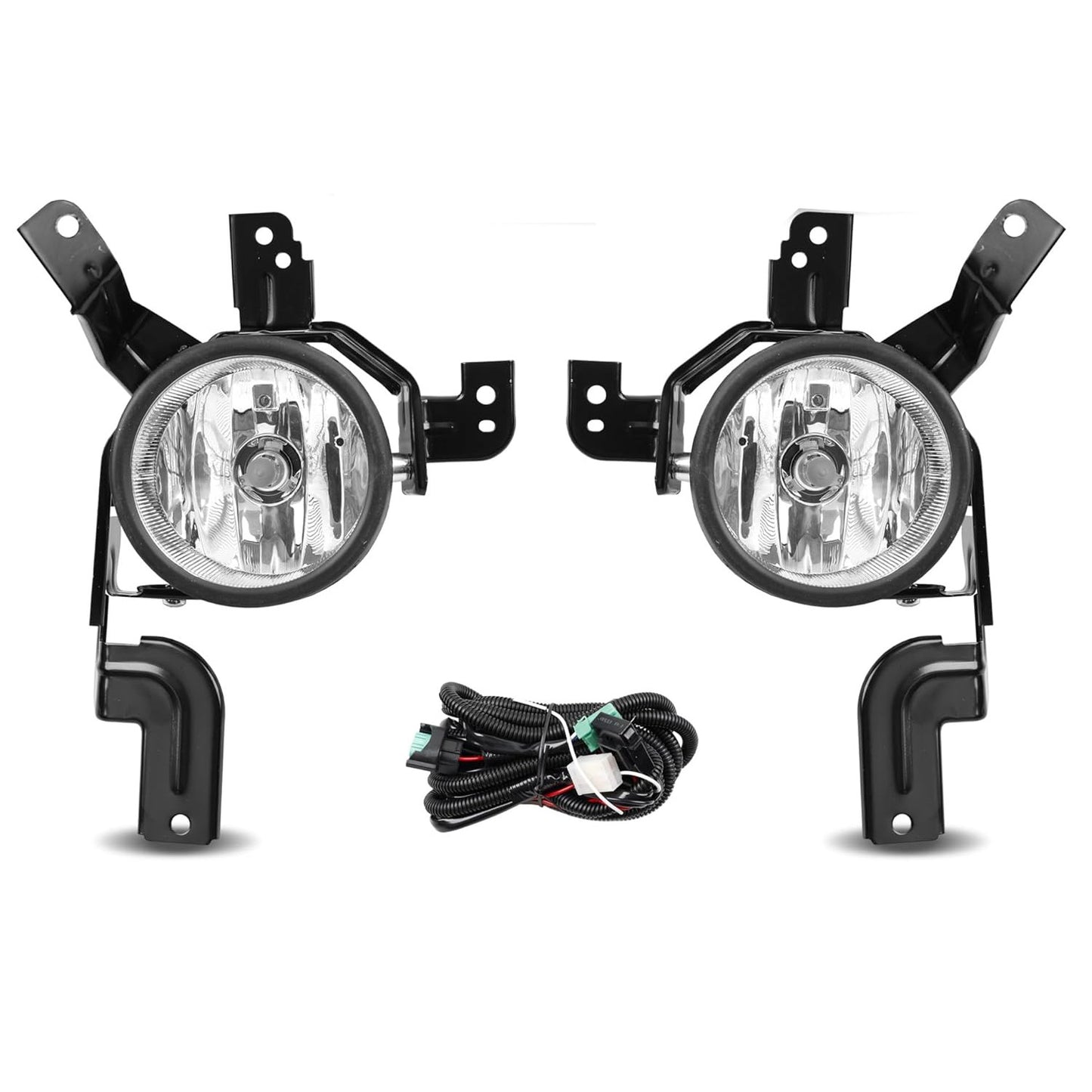 For Honda CRV 2007-2009 Front Bumper Driving Lamps Clear Fog Light Kit Pair