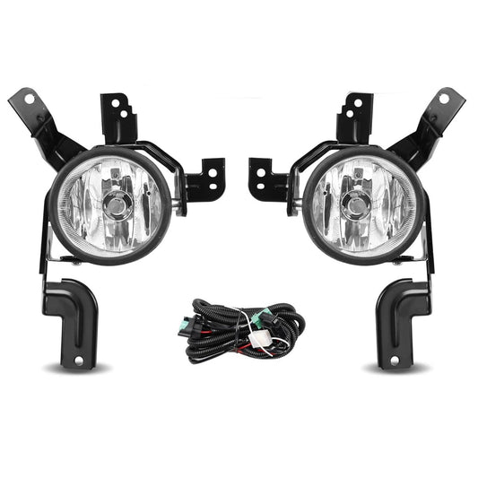 Solid Spare For Honda CRV 2007-2009 Front Bumper Driving Lamps Clear Fog Light Kit Pair