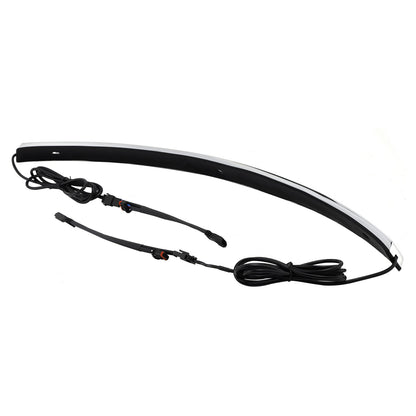 LED Running Turn Signal Light Windshield Trim for 2014+ Electra Glide Chrome