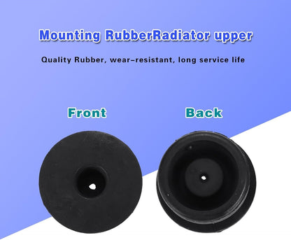4Pcs Lower & Upper Radiator Rubber Mount Bushing Grommets for Honda Accord Civic
