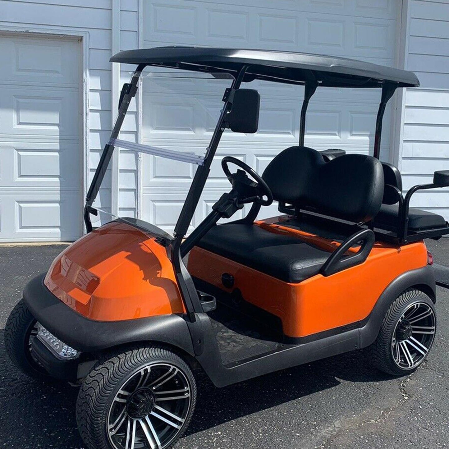 Solid Spare Windshield Clear For Club Car Precedent 2004-up 2024 Golf Cart Fold Windscreen