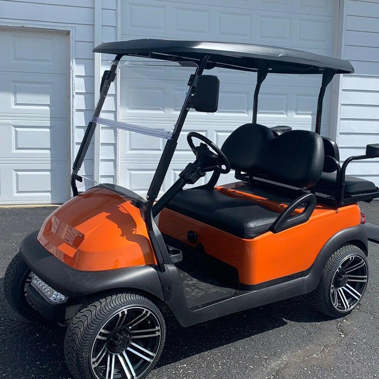 Solid Spare Windshield Clear For Club Car Precedent 2004-up 2024 Golf Cart Fold Windscreen