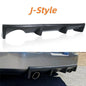 Solid Spare 2-Door Rear Bumper Lip Diffuser PU J Style Fits 03-08 Nissan Fairlady Z Z33 350Z
