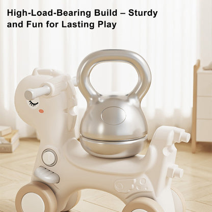 ??4-in-1 Baby Rocking Horse for Toddlers 1-3 Years – Ride-On Toy Green