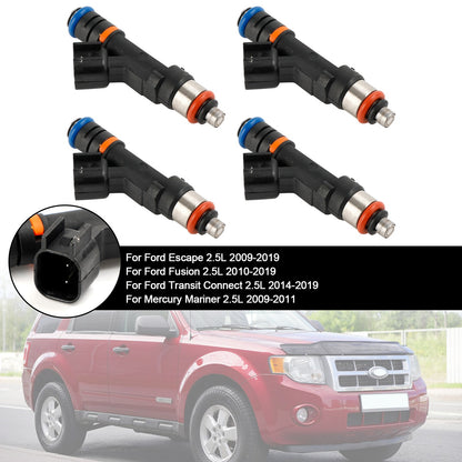 4PCS Fuel Injector 0280158162 Fit Ford Escape Fusion Fit Mercury Mariner 2.5 l4