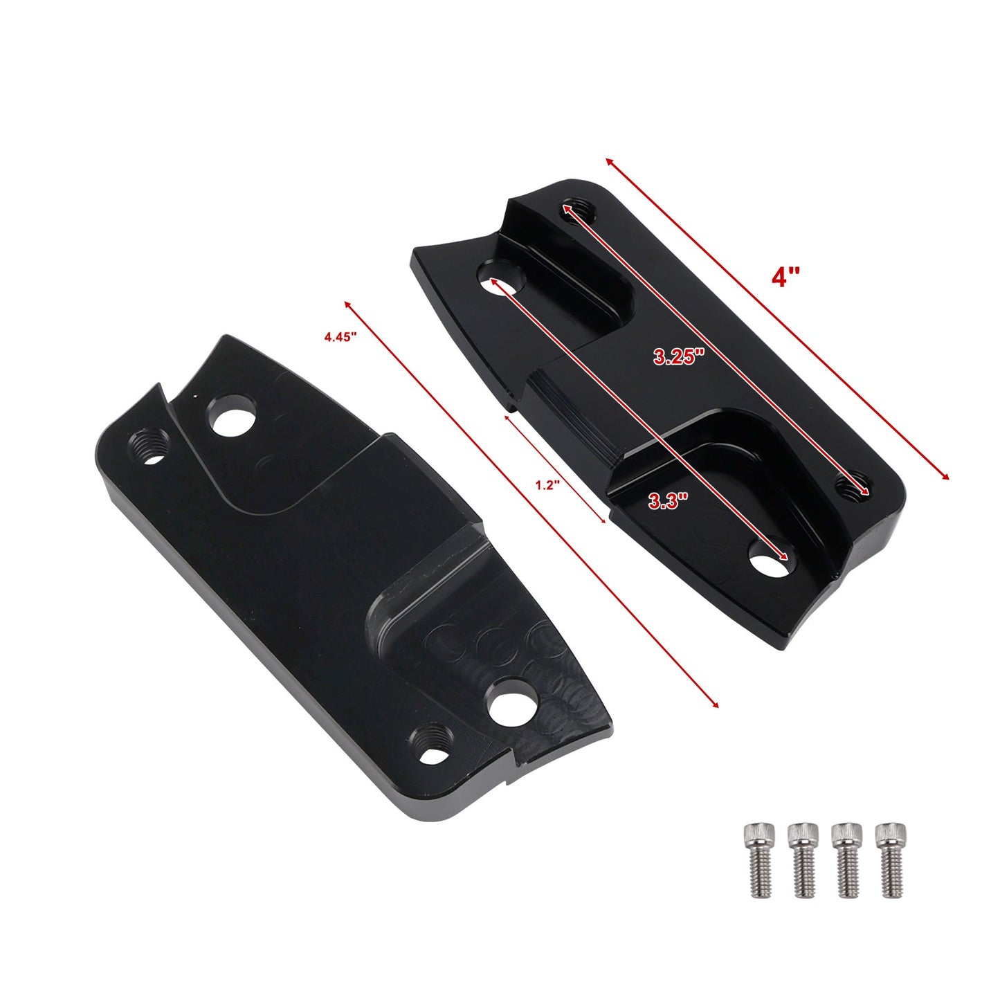 Front 21" Fender Risers Bracket Spacer For touring Electra Street Glide 2014+